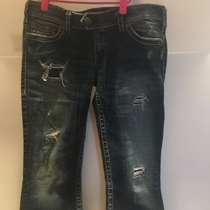 Silver Tuesday distressed size W29/L33 bootcut
